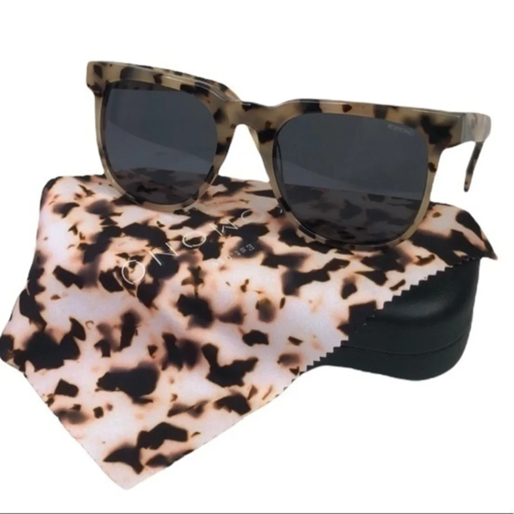 New KOMONO sunglasses Riviera Ivory Demi brown cream tortoise